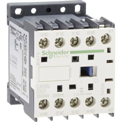 'Contactor by Schneider Electric with multiple connection terminals and control elements, suitable for 230/240V and 50/60Hz.'