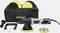 Polishing Machine Set with electric polisher, two yellow polishing pads, black tool bag and accessories.