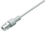Sensor/actuator connector, pre-fabricated M12