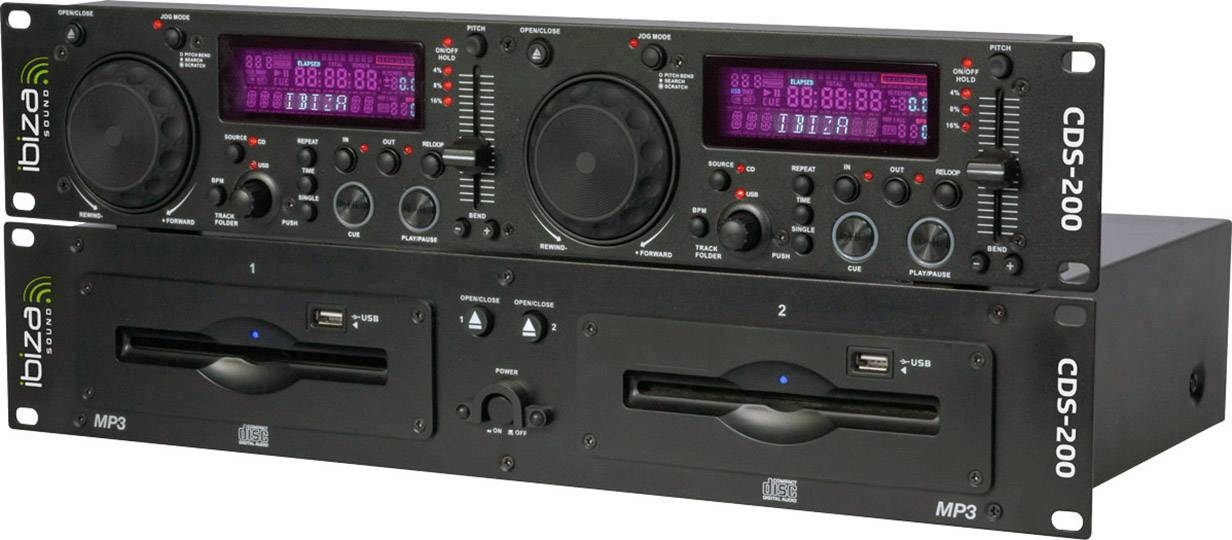 Ibiza Sound CDS-200 DJ twin CD player