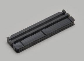 BKL Electronic 2604007 Pin connector + strain relief Contact spacing: 2.54 mm Total number of pins: 10 No. of rows: 2 10-0