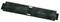 A rectangular, black metal component with slightly textured surfaces, possibly a housing part or cover.
