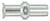 Metallic cylindrical pipe connector with a lateral slot at the top. Designed for industrial applications.