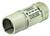Grey electrical connector with markings, '350A 4000V 18kV', cylindrical shape. Suitable for industrial applications.