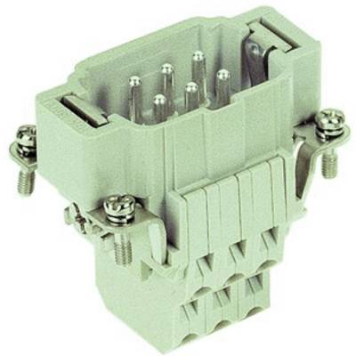 Industrial electronics connectors with multiple metal pins and screw fastenings, suitable for robust connections in electrical installations.