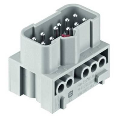 Multi-pin electrical connector with metal pins, suitable for industrial applications.