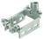 Metal mounting bracket with multiple screws and fixings, suitable for industrial applications or equipment installations.