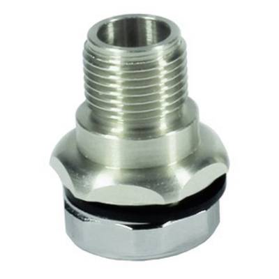 Metal threaded connection with seal, suitable for pipe or hose connections in technical applications.
