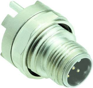 Metal plug with three visible pins, used for electrical connections in industrial applications.