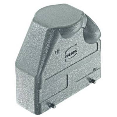 Grey, robust plastic handle with ergonomic shape, suitable for a manual press or similar tool.