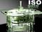A transparent device with the inscription 'ISO gate technology'; showing mechanical components and a central axis.