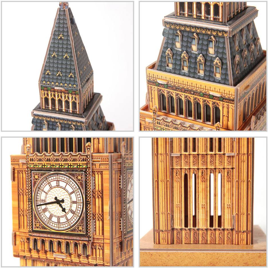 3D Puzzle Big Ben 00201 3D-Puzzle Big Ben Tower 1 pc(s)-2