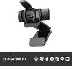 Logitech C920s HD Pro Full HD webcam 1920 x 1080 Pixel, 1280 x 720 Pixel Clip mount