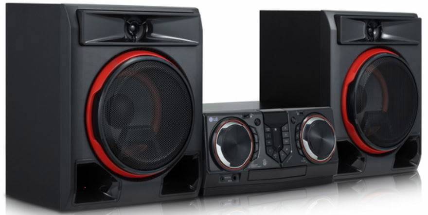 LG Electronics CL65 Karaoke AUX, Bluetooth, CD, FM, incl. karaoke function Black