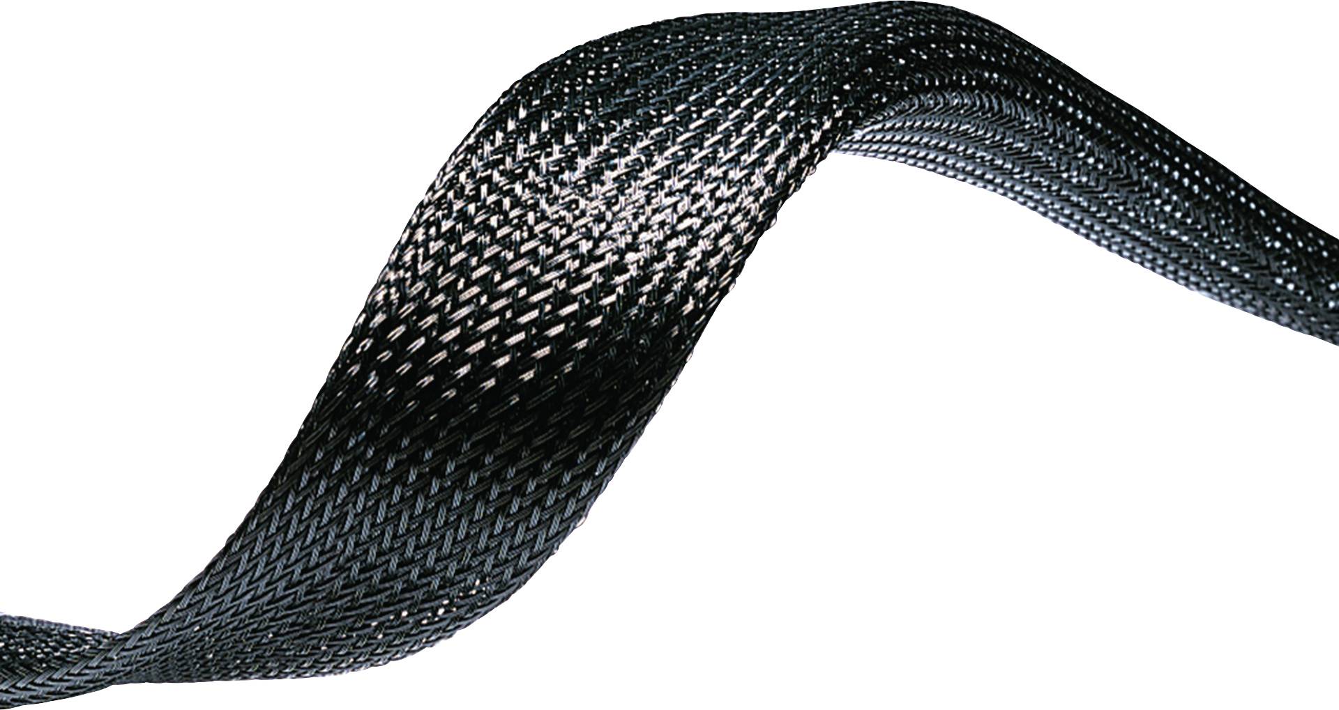 HellermannTyton 170-80531 HEGPL30-PET-BK Braided hose Black Polyester 18 up to 55 mm 50 m