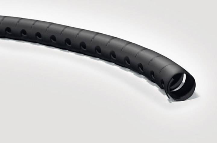 HellermannTyton HWPAV08-PA6V0-BK (25) Cable trunking Black 25 m