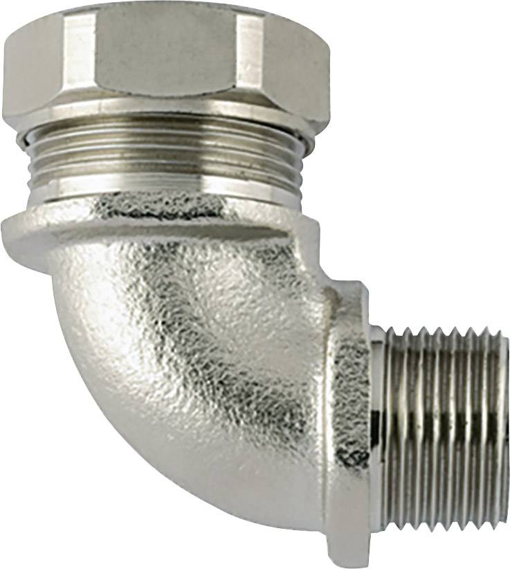 Metal pipe nipple with external threads on both ends, used as a connecting piece in piping systems for liquids or gases.