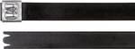 Stainless steel cable ties 362 x 12.3 mm, fully coated, black