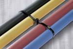 Cable ties with double locking head 210x4.7 mm, gray