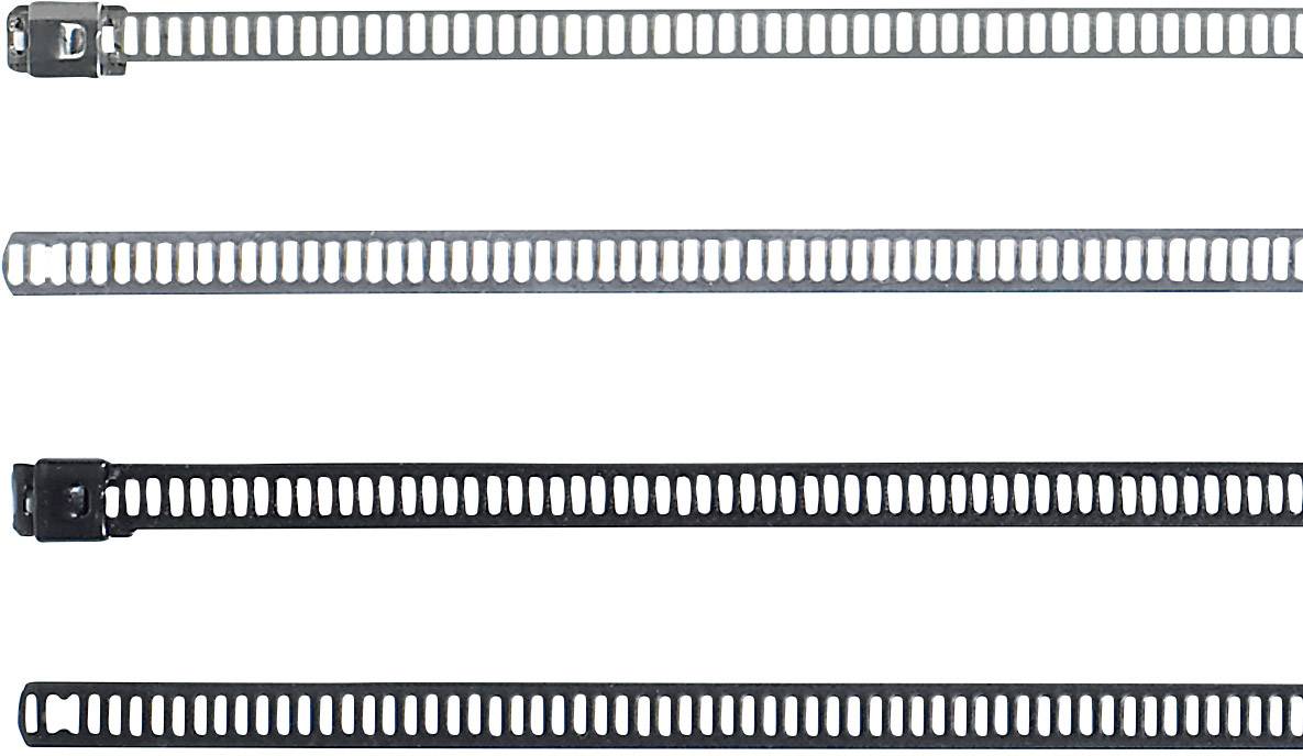 HellermannTyton 111-92240 MAT24SS7-SS316-ML Cable tie 630 mm 7 mm Silver Buckle and catch 1 pc(s)-1