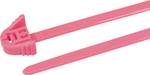HellermannTyton 115-00147 REZ200-PA66-PK Cable tie Pink 100 pc(s)