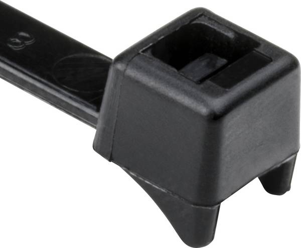 HellermannTyton 112-56019 CTT60R-PA66-BK Cable tie 205 mm 4.70 mm Black Heat-resistant 100 pc(s)