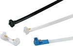 Cable ties 210 x 8 mm + lock, UV weather-resistant, black