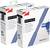 Two packs of heat-shrink tubing by HellermannTyton. Packaging design shows product illustration and brand logo.