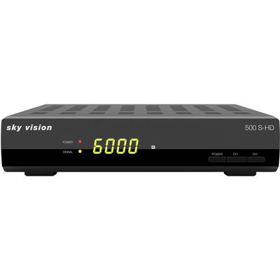 Sky Vision 500 S-HD HD SAT receiver Suitable for camping, Single cable distribution No. of tuners: 1