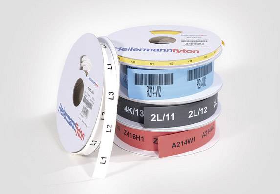 HellermannTyton 553-41852 TULT18-6BK-PO-X-BK Heatshrink marker Black 13 m