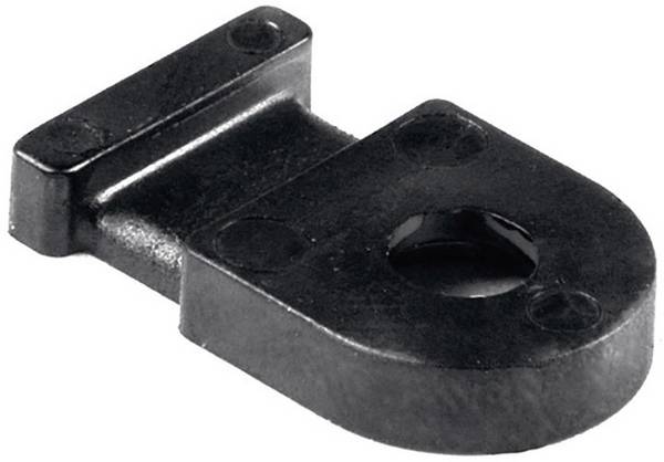 HellermannTyton MB2-PA66-BK Cable mount Screw fixing, Rivets 151-28210 Black 1 pc(s)
