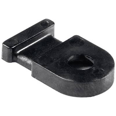 HellermannTyton MB2-PA66-BK Cable mount Screw fixing, Rivets 151-28210 Black 1 pc(s)