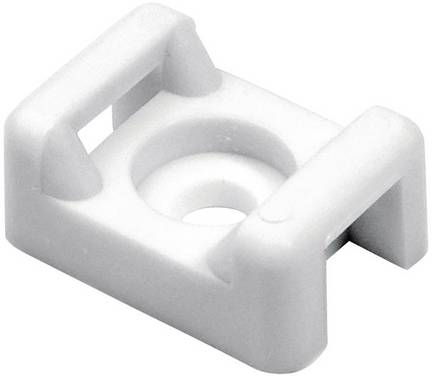 HellermannTyton CTM0-PA66-WH Cable mount Screw fixing, Rivets 151-30303    White 1 pc(s)