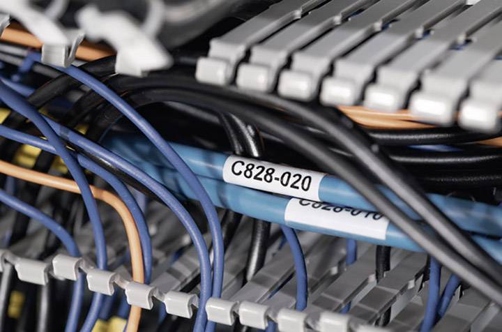 HellermannTyton 596-21209 TAG1TD2-1209-WHCL-1209-CL/WH Thermal transfer printer labels Mounting type: Adhesive White + transparent 1 pc(s)