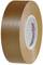 Brown insulating tape from HellermannTyton on a roll.