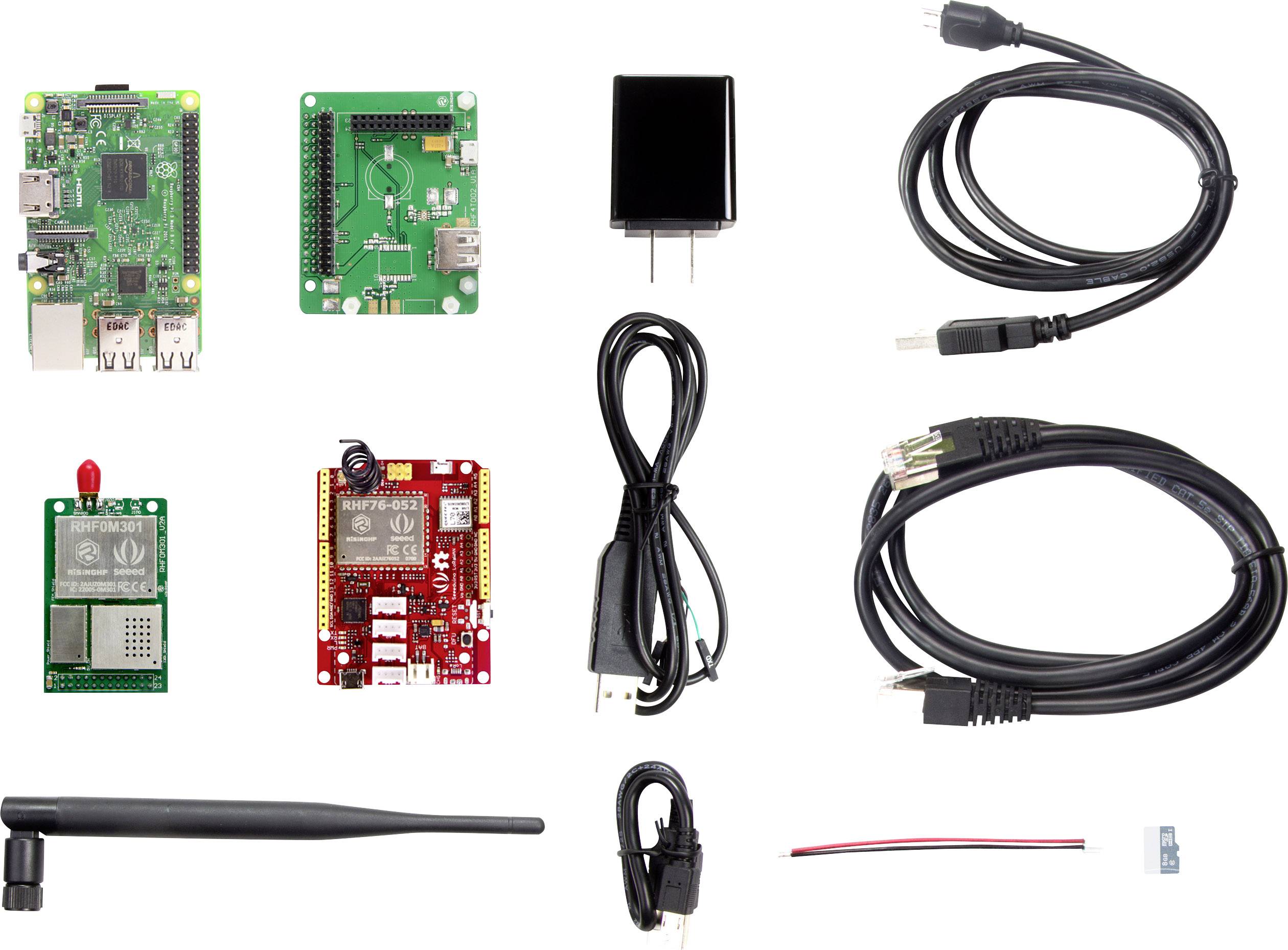 Seeed Studio Raspberry Pi® 3 B 1 GB 4 x 1.2 GHz Sensors, USB cable, PSU-2