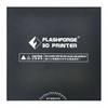 Flashforge Print bed film Suitable for (3D printer): FlashForge Adventurer 3