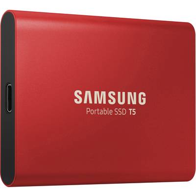 Samsung Portable T5 1 TB External SSD hard drive USB-C® USB 3.2 (Gen 2)  Red  MU-PA1T0R/EU  