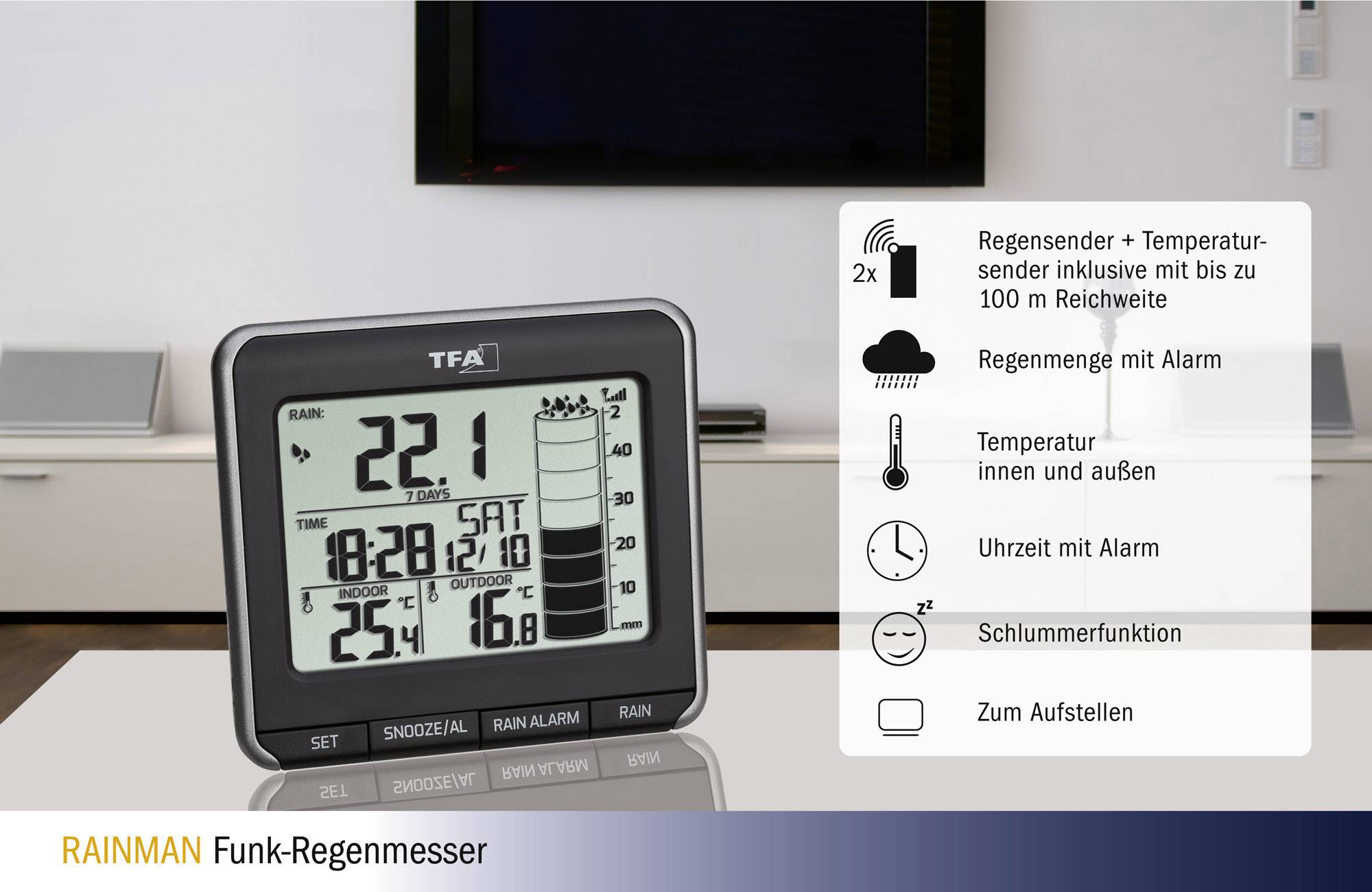 TFA Dostmann 47.3004.01 Wireless rain gauge-3