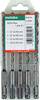 Metabo 630581000 Hammer drill bit set 5-piece 5 mm, 6 mm, 8 mm, 10 mm Total length 160 mm SDS-Plus 5 pc(s)
