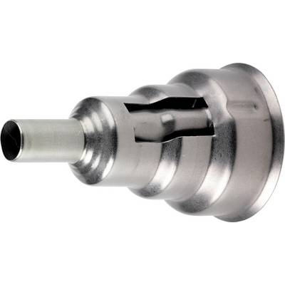 Close-up of a metal mechanical component with a cylindrical shaft and grooved housing, shown on a white background.