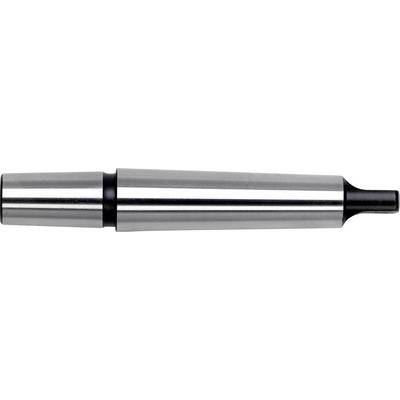 Stainless steel cylindrical nozzle or tube with a black tip, shown in side view on a white background.