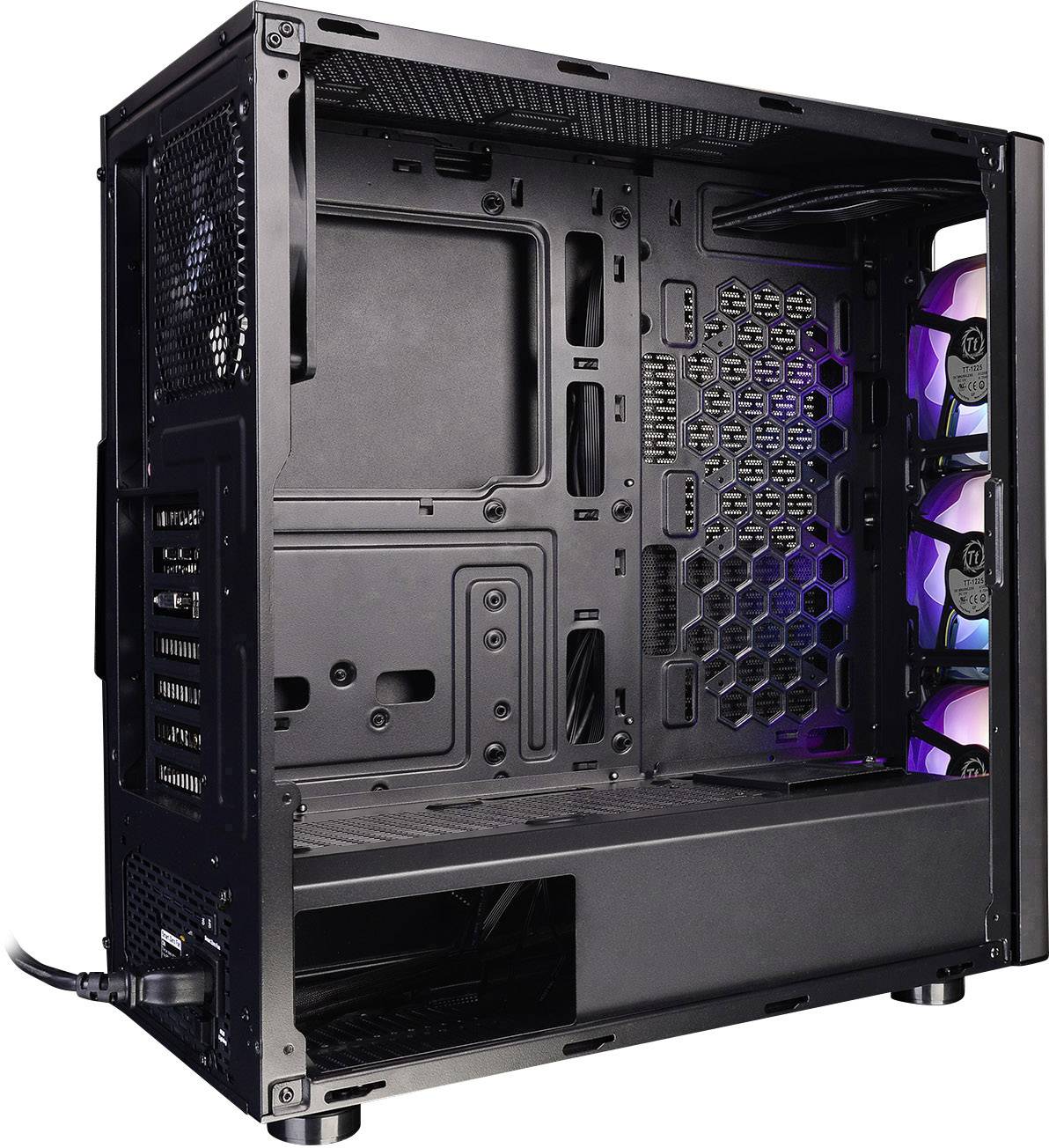 Thermaltake Level 20 Mt Argb Midi Tower Pc Casing Black 3 Built In Led Fans Built In Fan Window Conrad Com