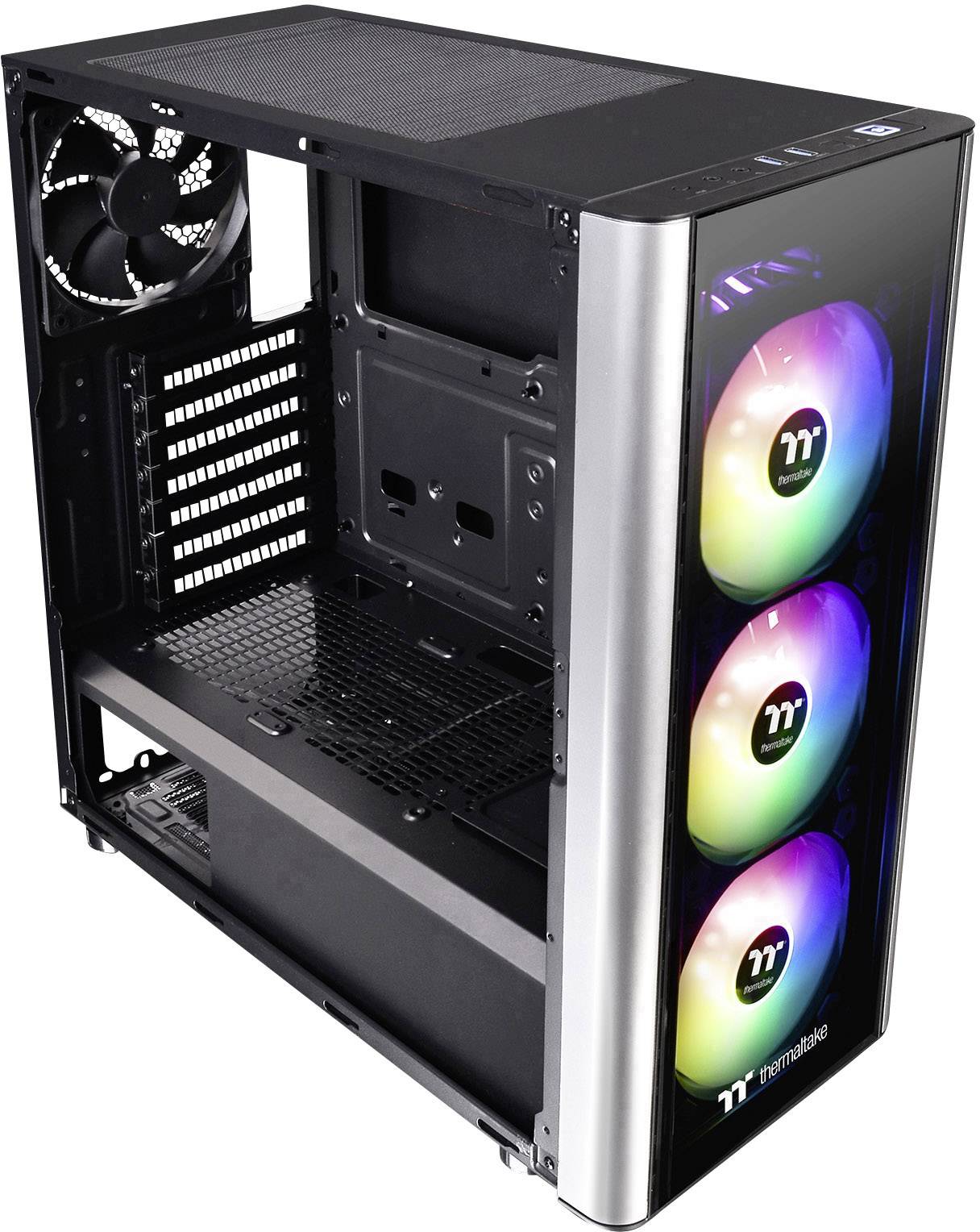 Thermaltake Level 20 Mt Argb Midi Tower Pc Casing Black 3 Built In Led Fans Built In Fan Window Conrad Com