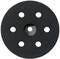 Round sanding disc with seven holes, suitable for orbital sanders.