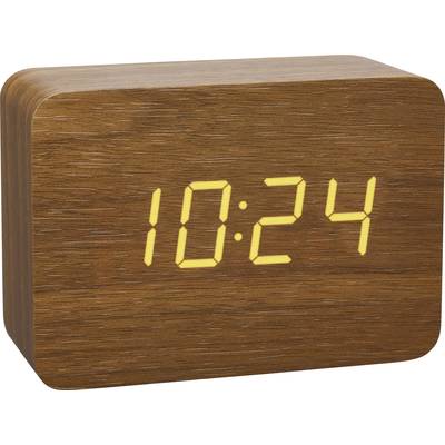 Image of TFA Dostmann 60.2549.08 Radio Alarm clock Wood, Brown Alarm times 1