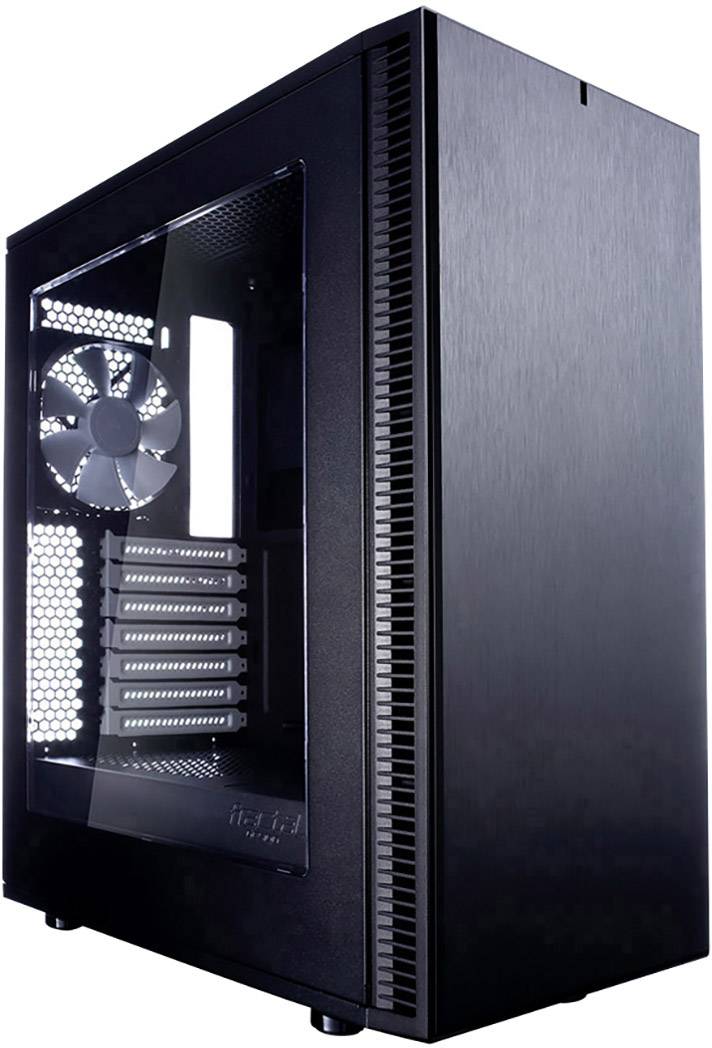Fractal Design Define C Midi tower PC casing Matt black 2 built-in fans, Dust filter