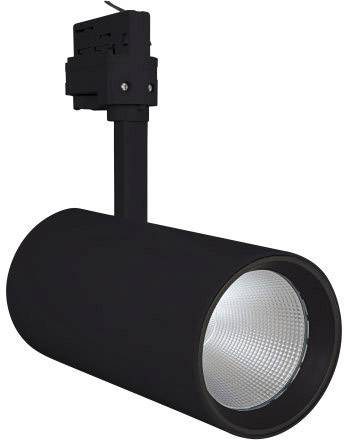LEDVANCE TRACKLIGHT SPOT D95 55W High voltage mounting rail light 3-phase Built-in LED 55 W LED (monochrome) Black (matt)