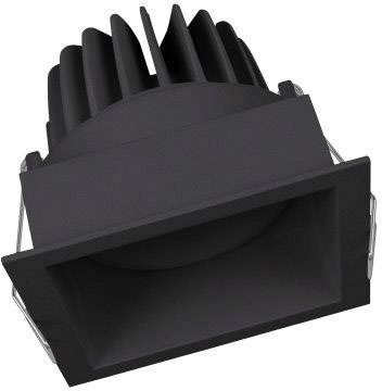 LEDVANCE 4058075114067 SPOT SQUARE DARKLIGHT ADJUST (EU) LED recessed light LED (monochrome) Built-in LED 8 W Black