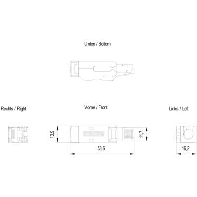 Buy Siemens 6GK1901-1BB12-2AE0 IE FC RJ45 Plug 180 4x2, RJ45 Connector ...